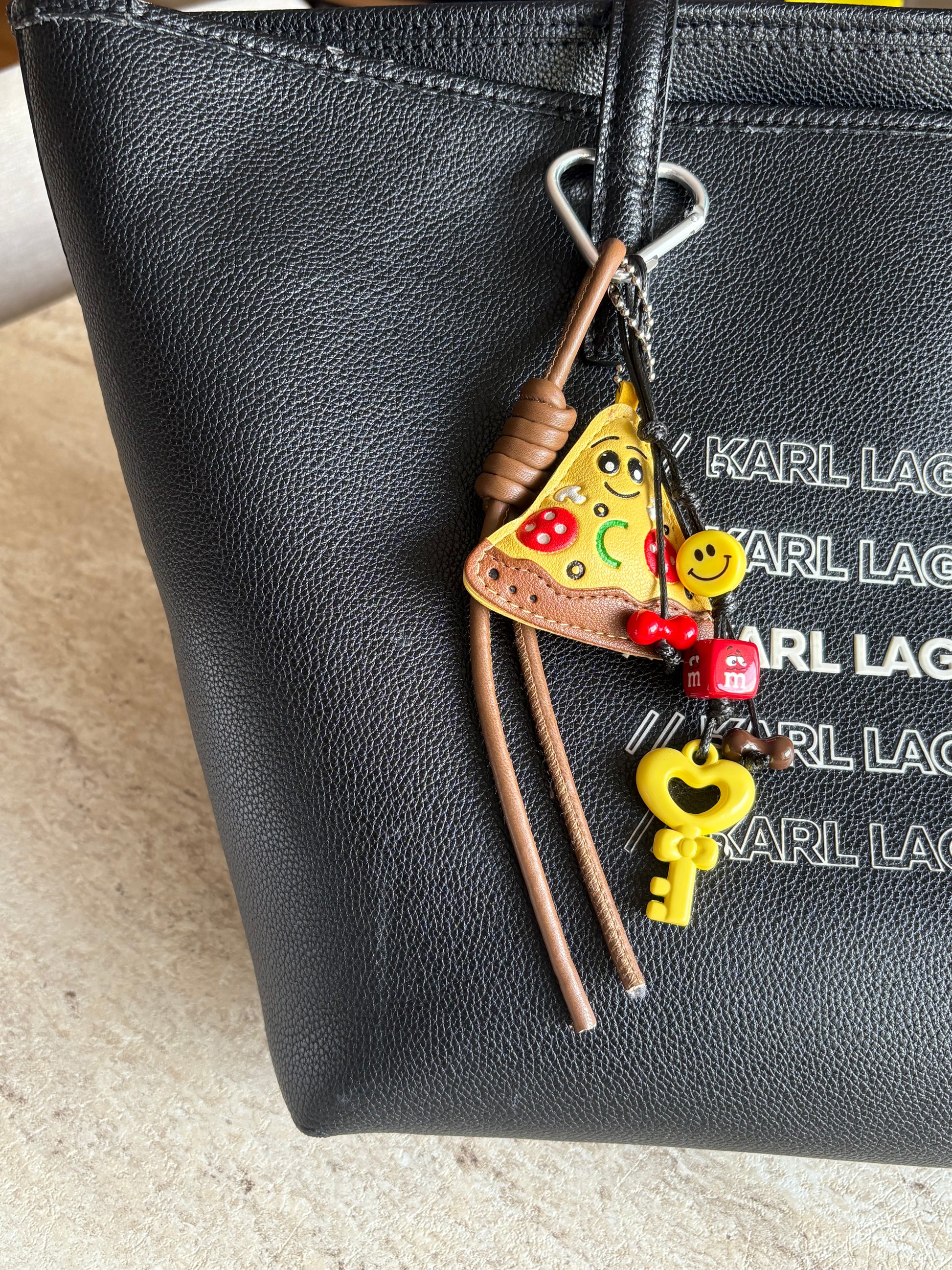 Bag charm Pizza fun