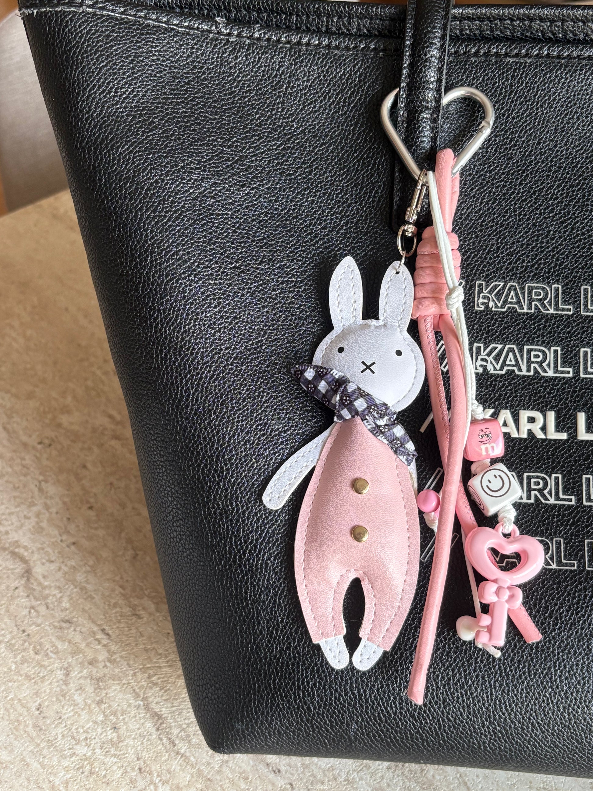 Bag charm Bunny pastel