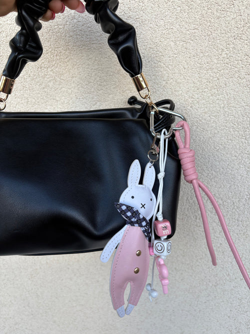 Bag charm Bunny pastel