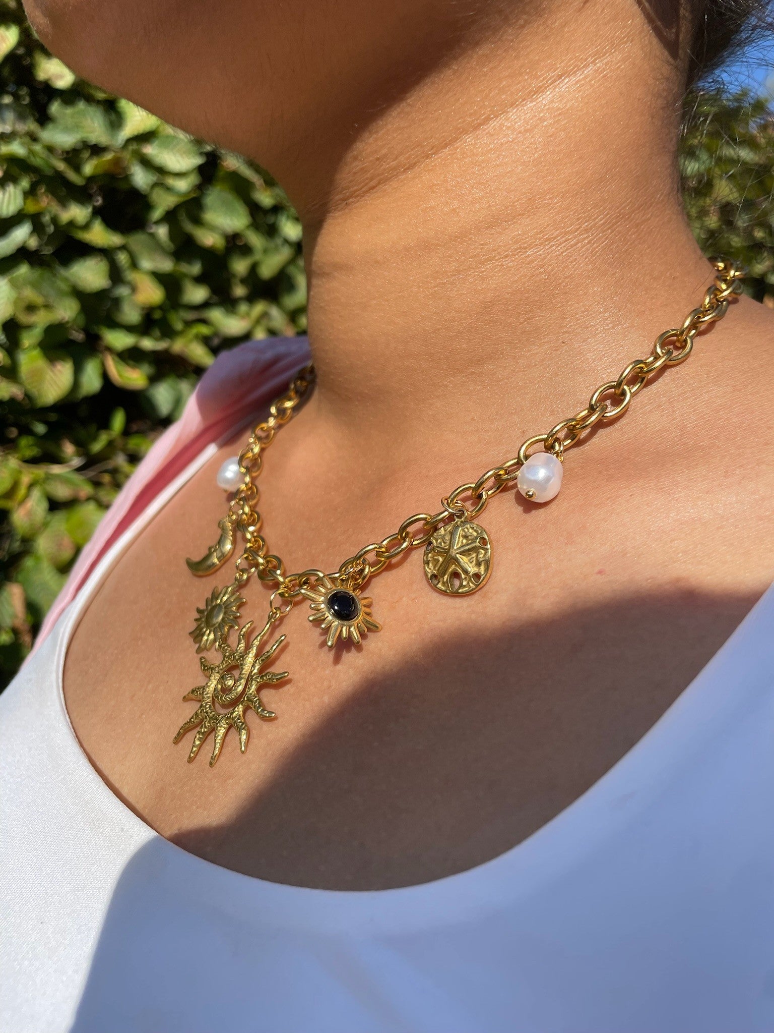 Collier à breloques Galaxie