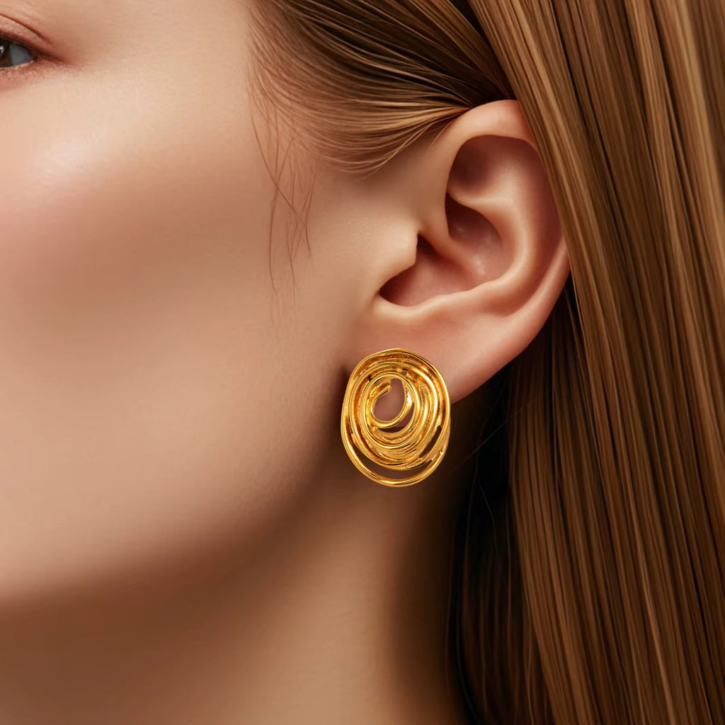 Boucles d'oreilles Halo