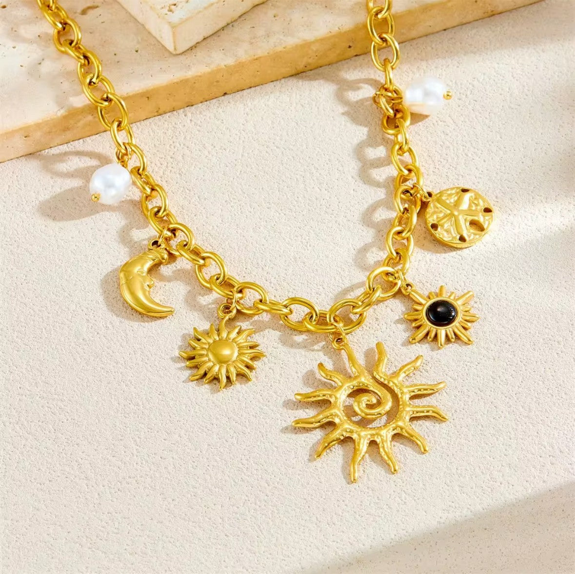 Collier à breloques Galaxie