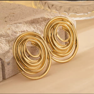 Boucles d'oreilles Halo